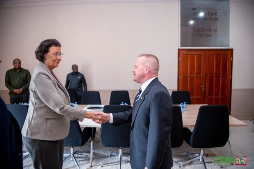 President ontvangt tijdelijk zaakgelastigde Verenigde Staten