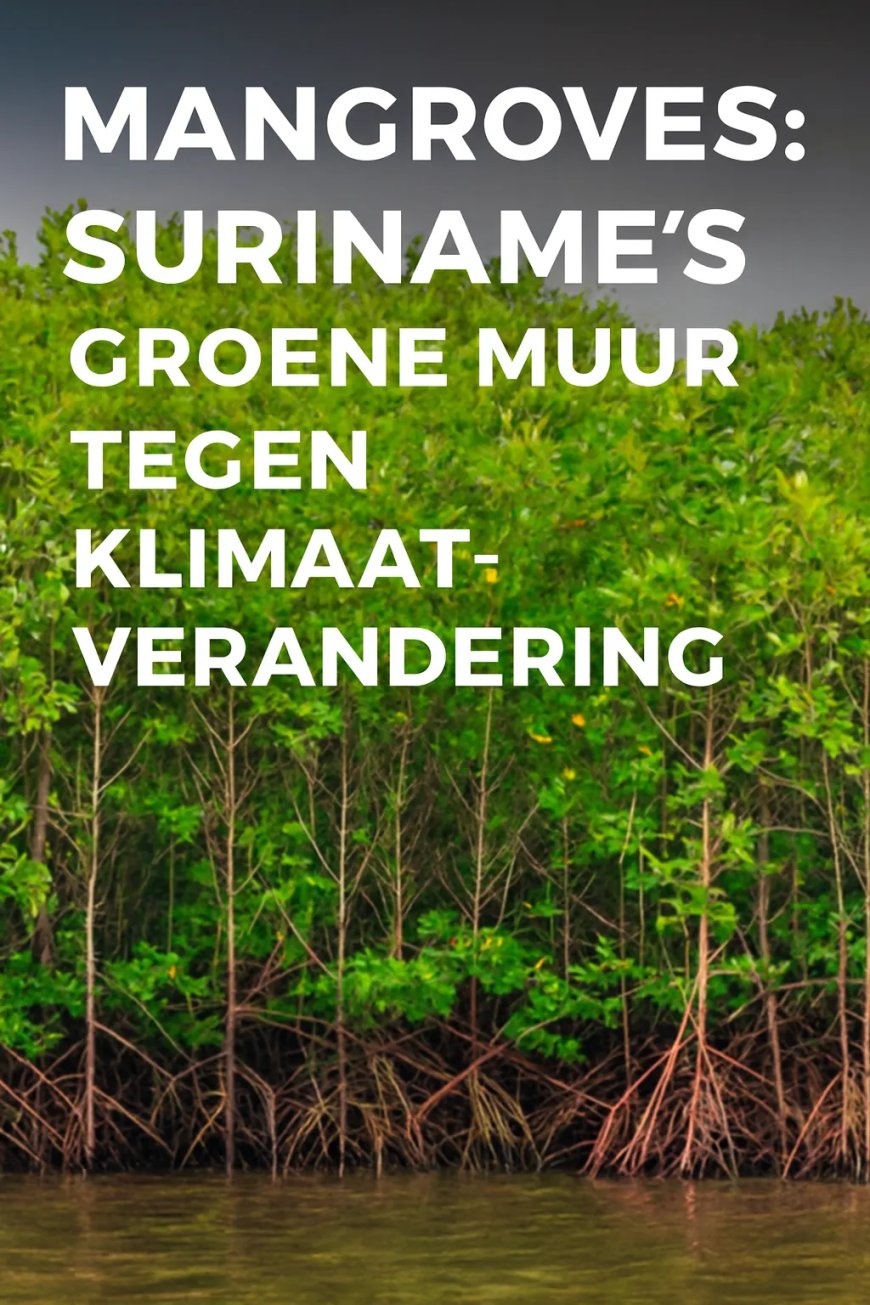 Mangroves: Suriname’s groene muur tegen klimaatverandering