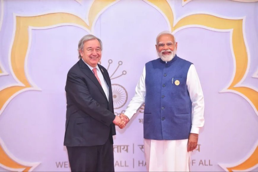 VN-baas Guterres op AI-top in India: “Toekomst AI niet overlaten aan grillen van paar miljard