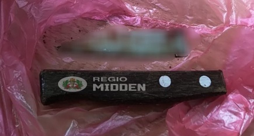 Politieagent gewond bij mesaanval in Atjoni