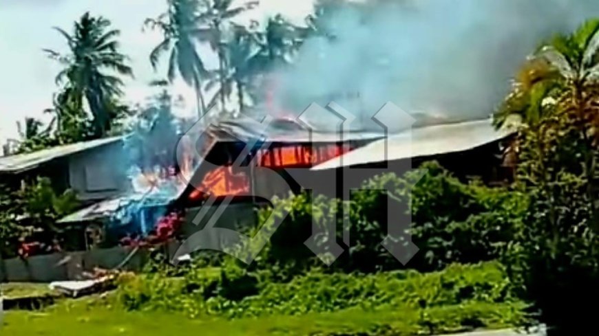 Neutenwoning in Nickerie volledig afgebrand