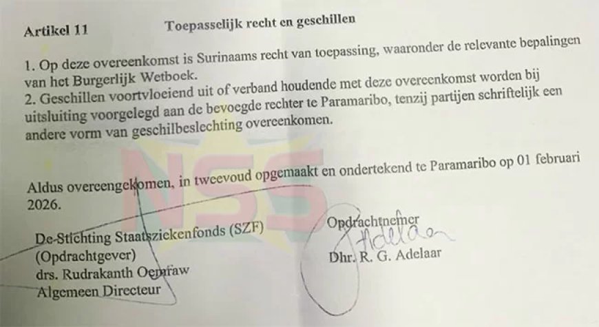 Vijf-jarig overeenkomst Atompai van ruim SRD 95.000 per maand boven water