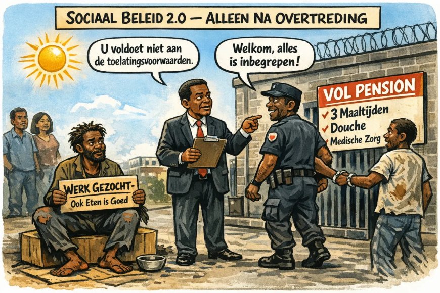 Drie maaltijden en een cel: Het nieuwe sociale zekerheidsmodel