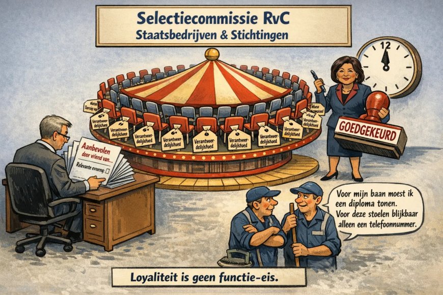 1200 stoelen en één pen