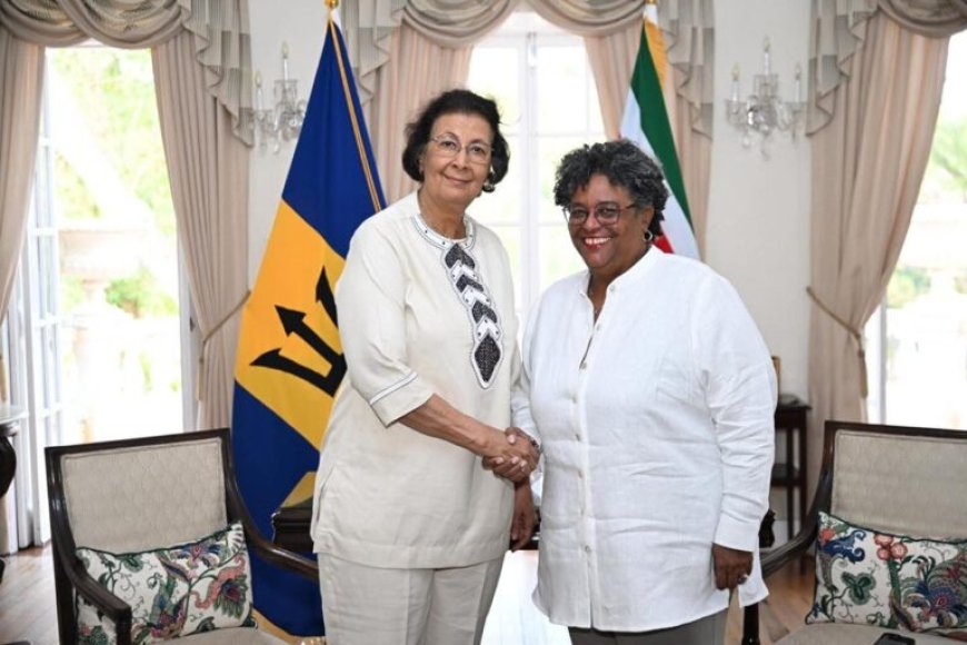 President Simons en premier Mottley versterken regionale samenwerking