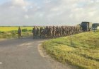 Militairen TCNL Regio West houden marsoefening