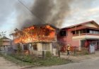 Brand treft meerdere woningen aan Lepelbekstraat in Paramaribo-Noord
