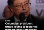 Colombiaanse president Petro roept Trump op zich te distantiëren van Netanyahu