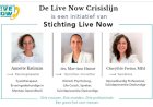 Stichting Live Now wil nationale crisislijn opzetten en roept hulp van samenleving in