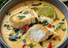 Vis in kokosmelk: Romige tropische smaak
