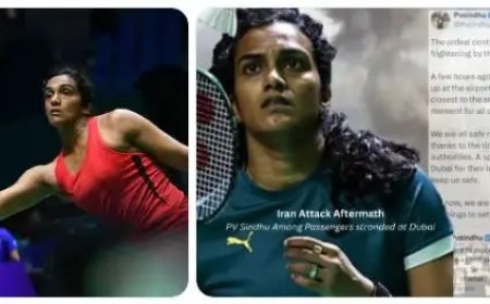 PV Sindhu en Sonal Chauhan gestrand in Dubai na explosies.