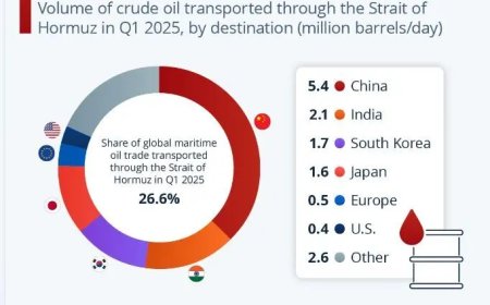 Een kwart van maritieme oliehandel via Straat van Hormuz
