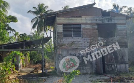 Brand geblust in verlaten hoogbouwwoning Leiding 18