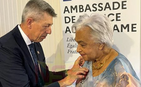 Hoogste Franse onderscheiding voor Cynthia Mc Leod