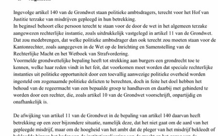 Column: WIPA plaatst politici boven de wet