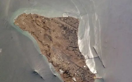 Belangrijk Iraans olie-eiland in beeld