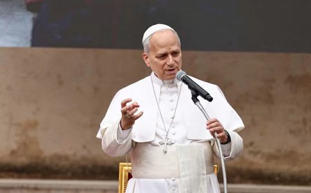 Paus Leo roept media op om het lijden van de oorlog te laten zien