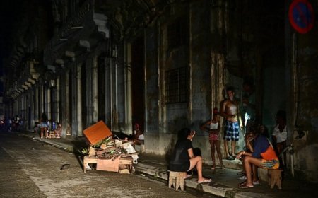 Cuba gehuld in duisternis na landelijke black-out