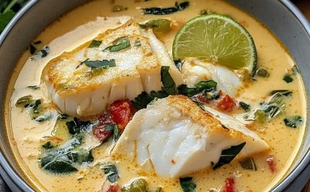 Vis in kokosmelk: Romige tropische smaak