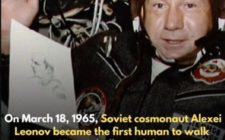 Eerste ruimtewandeling in de geschiedenis