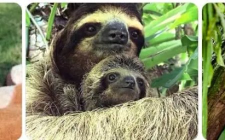 Geredde luiaards herstellen na stress