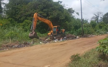 OGA verwijdert gedumpt vuil langs Schmeltzweg