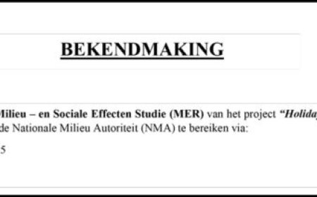 BEKENDMAKING: Milieu – en Sociale Effecten Studie “Holiday Inn Hotel bij de EAG Luchthaven”