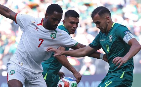 Suriname uitgeschakeld voor WK 2026 na 2-1 nederlaag tegen Bolivia
