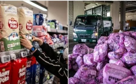 Japan recyclet vieze luiers tot nieuwe producten