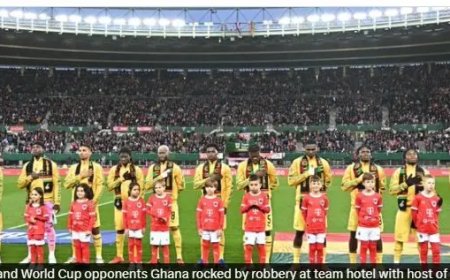 Diefstal bij Ghana zorgt voor onrust vlak voor wedstrijd