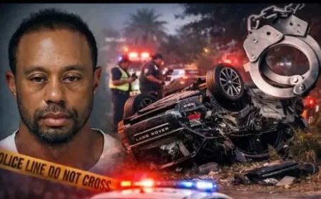 Tiger Woods betrokken bij zwaar auto-ongeluk in Florida