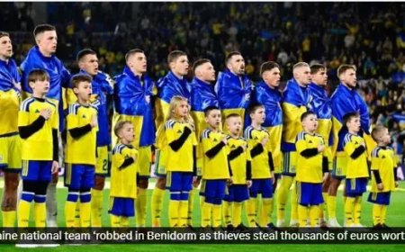 Diefstal treft Oekraïens team vlak voor belangrijke wedstrijd