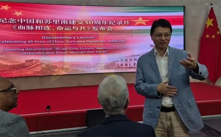 Suriname en China markeren 50 jaar diplomatieke banden met reeks activiteiten