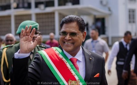 Ex-president Santokhi overleden