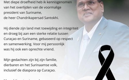 Premier Pisas van Curaçao herdenkt Santokhi als bruggenbouwer