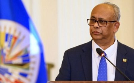 OAS secretaris-generaal betuigt medeleven na overlijden oud-president Santokhi