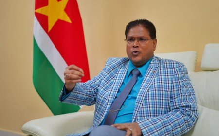 Eerbetoon internationale organisaties aan ex-president Santokhi’