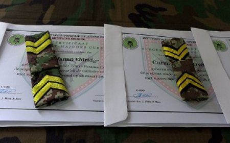 Nationaal Leger versterkt met 16 nieuwe sergeanten-majoor