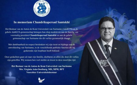 AdeKUS betuigt medeleven om Santokhi