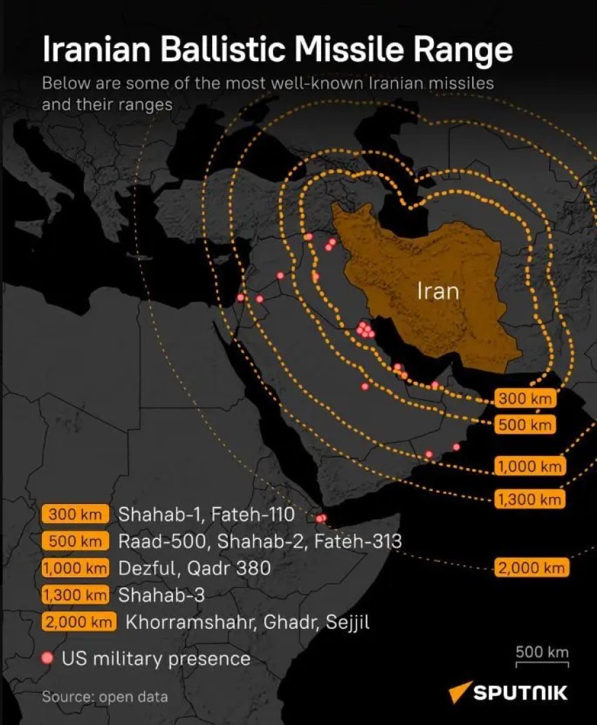 In kaart gebracht: het bereik van Iraanse raketten in het Midden-Oosten