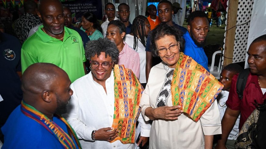 President Simons en premier Barbados bespreken industrie, energie en voedselzekerheid