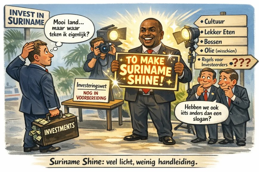 Suriname laten schitteren of alleen laten glimmen?