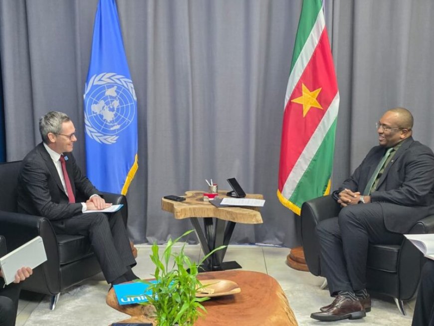 Suriname en UNICEF scherpen gezamenlijke koers voor kinderrechten aan