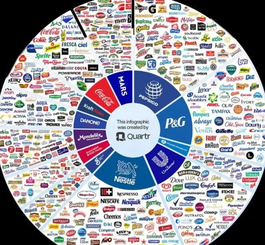 Supermarkt vol keuze… of vooral dezelfde bedrijven?