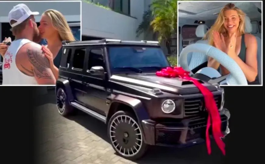 Jake Paul geeft Jutta Leerdam bronzen auto na olympisch succes