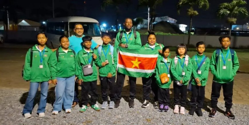 Scholenschaak delegatie neemt deel aan schaaktoernooi op Curaçao