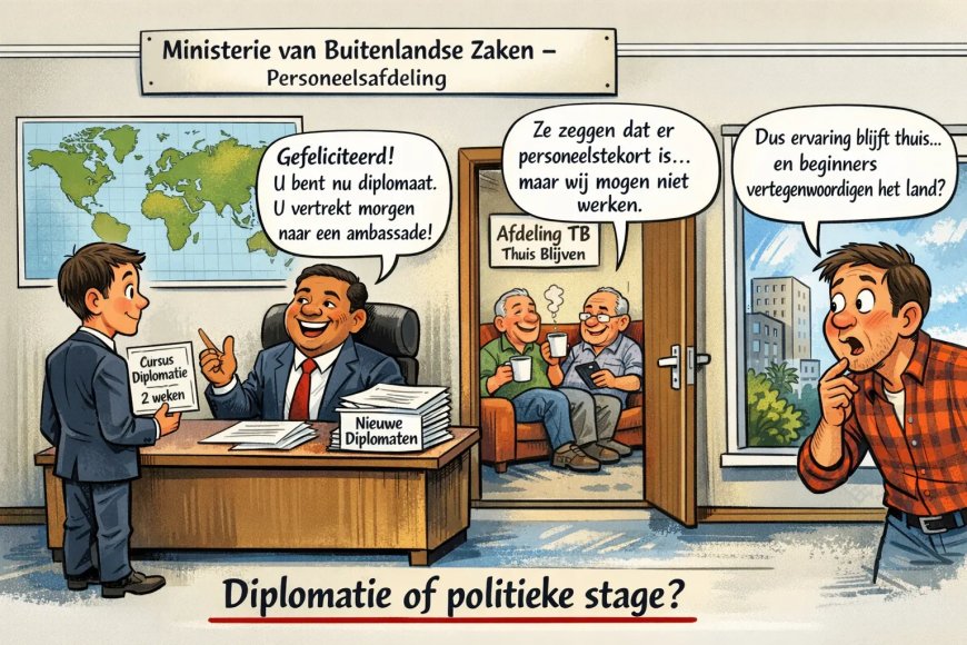 Diplomatie of betaalde vakantie?