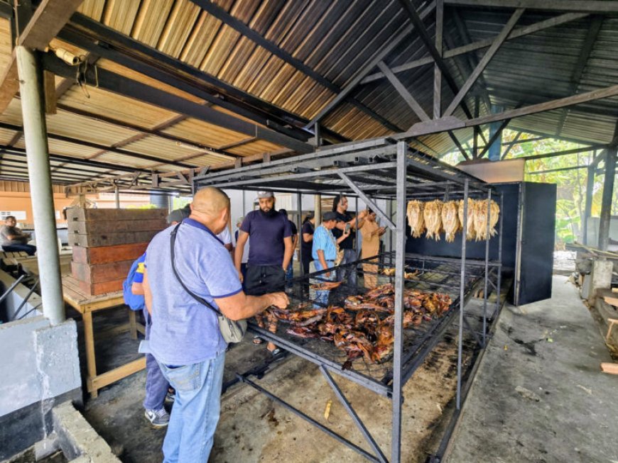 Vissers uit Galibi doen kennis op bij Visserscollectief in Commewijne