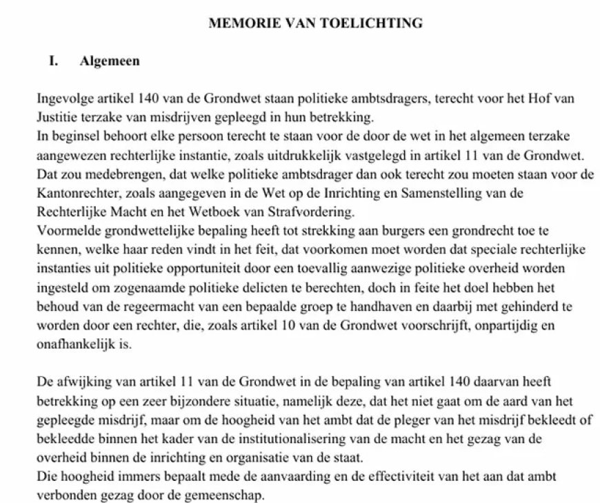 Column: WIPA plaatst politici boven de wet