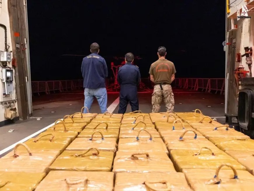 Portugese politie onderschept vissersboot met 1.800 kilo cocaïne op Atlantische Oceaan